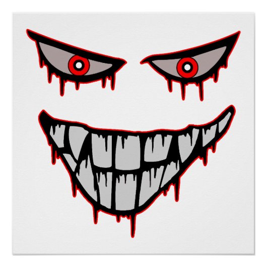 Poster Halloween - Effrayant (Devant)