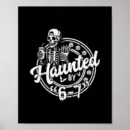 Poster Halloween effrayant 67 Six Seven Meme 1 (2)  (Devant)
