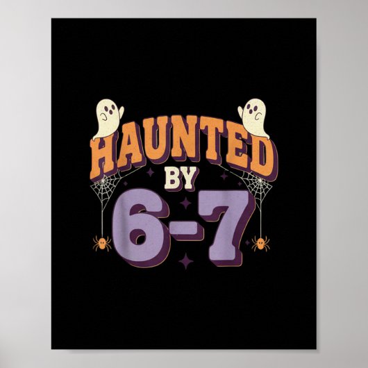 Poster Halloween effrayant 67 Six Seven Meme 1 (9) (Devant)