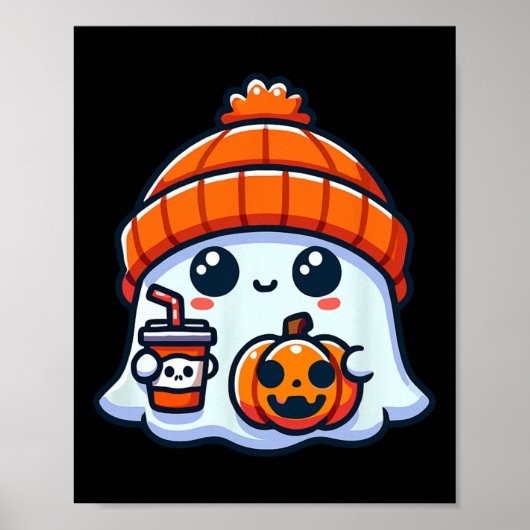 Poster Halloween éffrayant Ghost Mens (Devant)