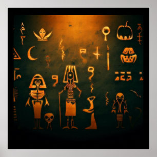 Poster Halloween égyptien 2