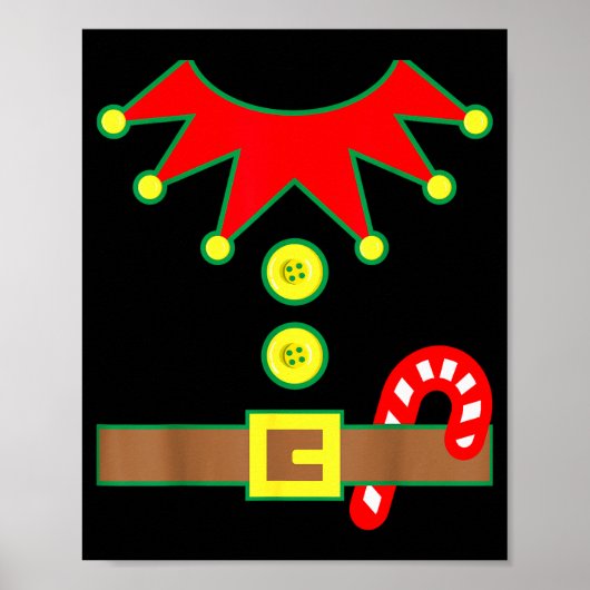 Poster Halloween Elf Costume For Kids Men & Women (Devant)