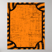 Poster Halloween en détresse (Devant)