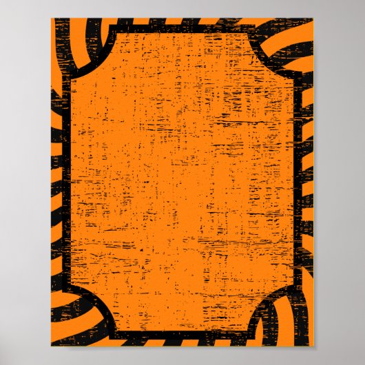 Poster Halloween en détresse (Devant)