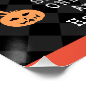 Poster Halloween en série ou traiter le poème pandémique (Coin)