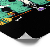 Poster Halloween Enseignant Spirituel Boo En Asl Boo Main (Coin)