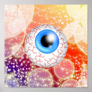 Poster Halloween Eyeball - SRF
