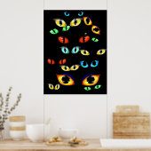 Poster Halloween Eyes (Cuisine)