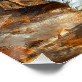 Poster Halloween fantôme regarder la télévision avec Popc (Coin)