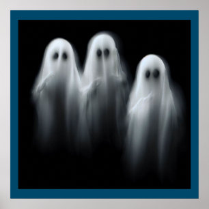Poster Halloween - Fantômes 1