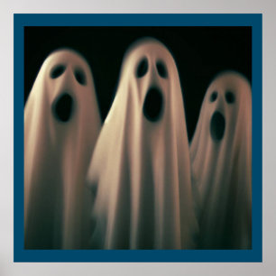 Poster Halloween - Fantômes 4