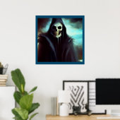 Poster Halloween - Faucheuse 3 (Bureau à domicile)