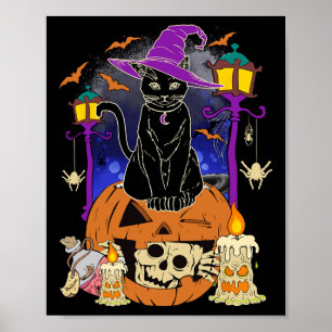 Poster Halloween Femmes Hommes Enfants Halloween Pompe de