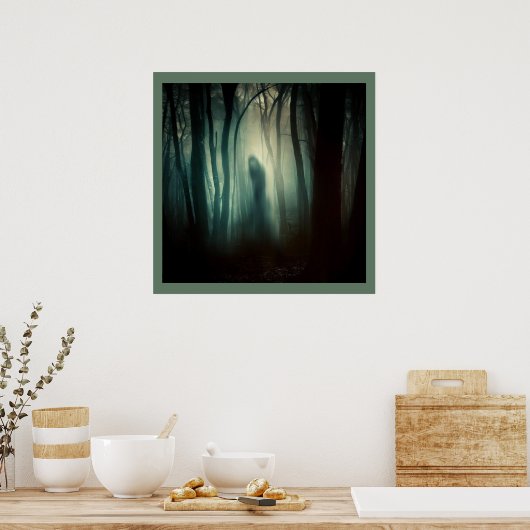 Poster Halloween - Forêt hantée 4 (Cuisine)