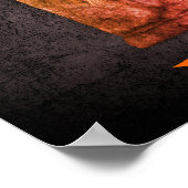 Poster Halloween Funny Skeleton Tombstone Personnalisé (Coin)