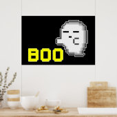POSTER HALLOWEEN GHOST - BOO (Cuisine)