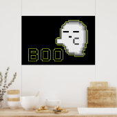 POSTER HALLOWEEN GHOST - BOO 2 (Cuisine)