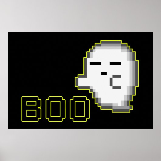 POSTER HALLOWEEN GHOST - BOO 2 (Devant)