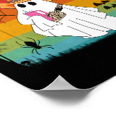Poster Halloween Ghost Costume Éffrayant Boo Jee Ghost av (Coin)