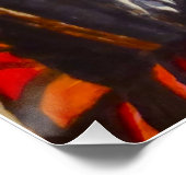 POSTER HALLOWEEN GLOWEN RED WITCH (Coin)