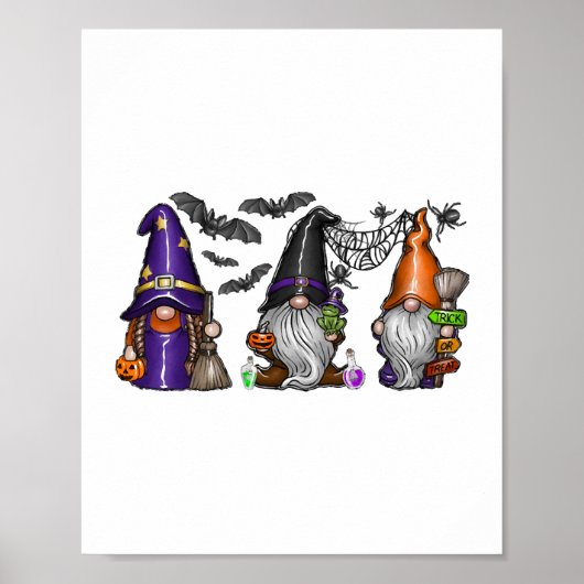 Poster Halloween Gnome (Devant)