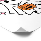 Poster Halloween Go Ghouls Ghost Retro Costume femme (Coin)