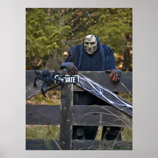 Poster Halloween Goblin Portrait - Beaux-Arts (Devant)