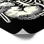 Poster Halloween Gothique Kitty Halloween Halloween Chat (Coin)
