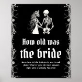 Poster Halloween Gothique L'Âge Du Jeu De Mariée (Devant)