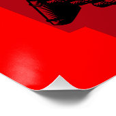 Poster Halloween gothique sorcier punk (Coin)