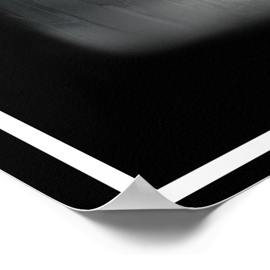 Poster Halloween Graveyard Silhouette (Coin)