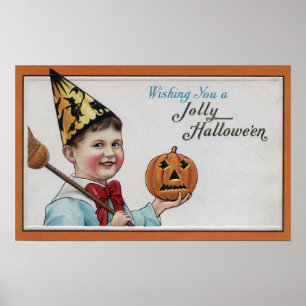 Poster Halloween GreetingJolly Halloween