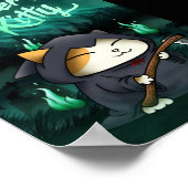 Poster Halloween Grim Reaper Kitty (Coin)