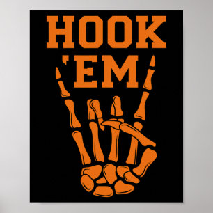 Poster Halloween Halloween squelette