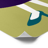 Poster Halloween Hangout amusant dessin d'art (Coin)