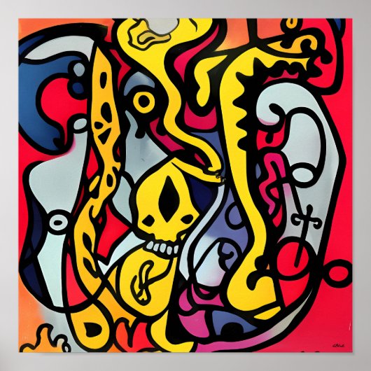 Poster Halloween Hangover (Devant)