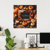 Poster Halloween Happy Frame (Bureau à domicile)