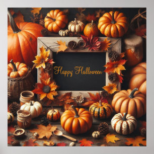 Poster Halloween Happy Frame