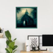 Poster Halloween - Haunted Church 4 (Bureau à domicile)