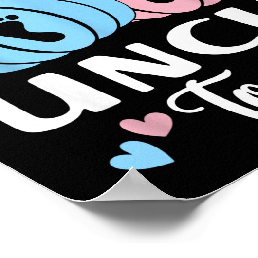 Poster Halloween He Or She Uncle To Be Pumpkin Gender Rev (Coin)