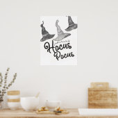 Poster Halloween hocus pocus sorcières (Cuisine)