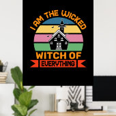 Poster Halloween I (Bureau à domicile)