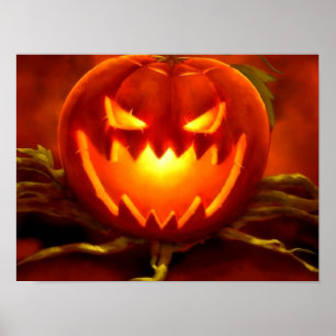 Poster Halloween Jack-o'-lantern