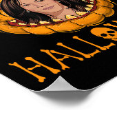 Poster Halloween Kamala Harris Funny Noël 2023 Pumpk (Coin)
