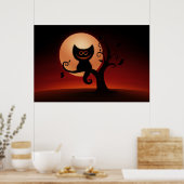 Poster Halloween Kitten (Cuisine)