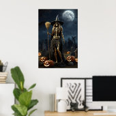 Poster Halloween "la nuit des peurs" (Bureau à domicile)