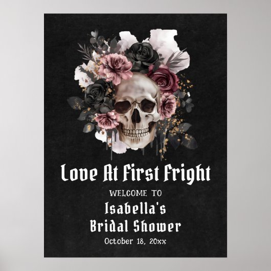 Poster Halloween L'Amour À La Première Fête des mariées B (Devant)