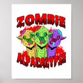 Poster Halloween Llama Alpaca Funny Lama Glama Cool Cadea (Devant)