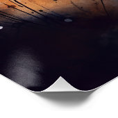 Poster Halloween Maltais Avec Peur Citrouille (Coin)