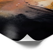 Poster Halloween Malti Tzu Avec Peur Citrouille (Coin)